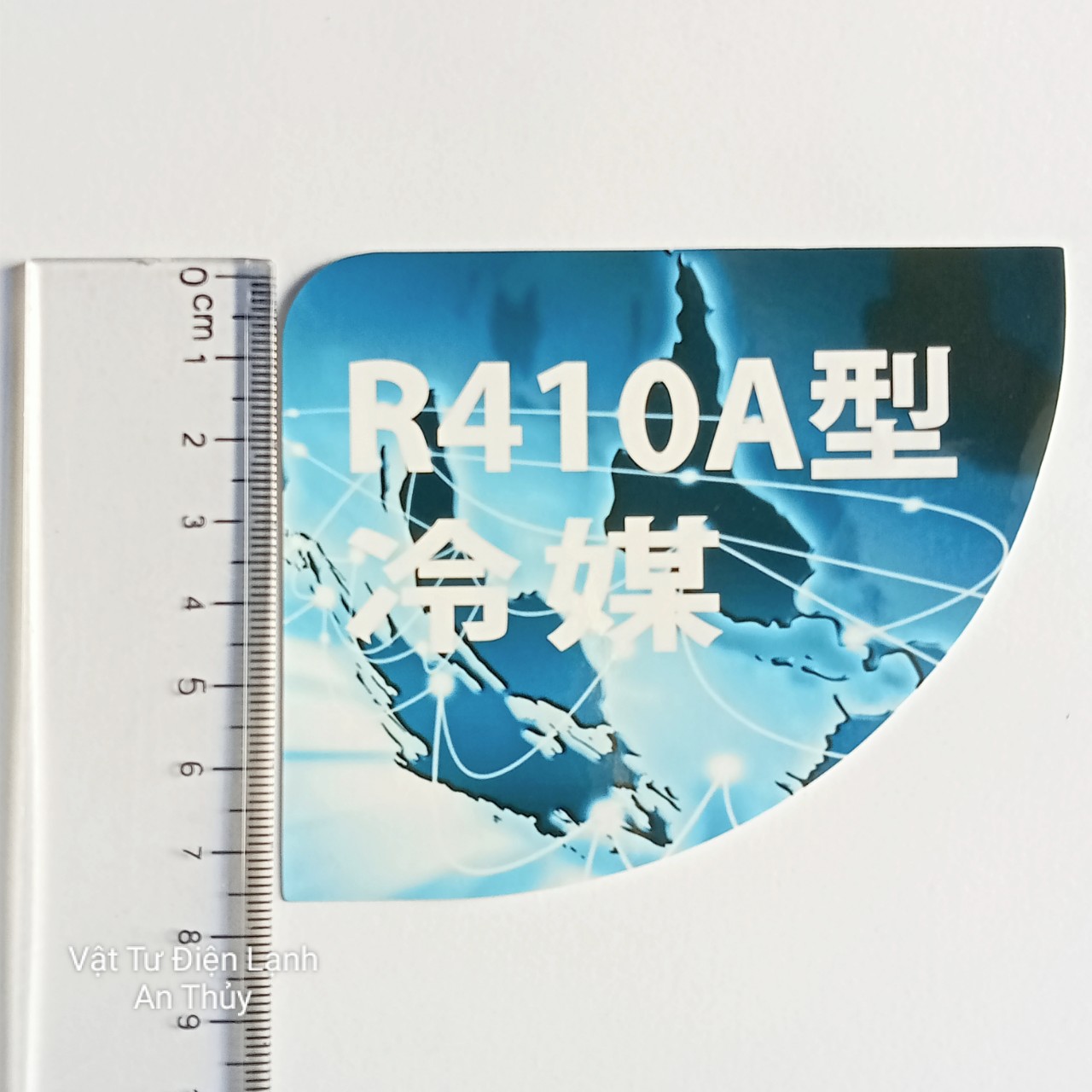 Combo 10 Tem gas R410A chữ nhật - Tem trang trí gas R410A nội địa Nhật - Tem nội địa Nhật
