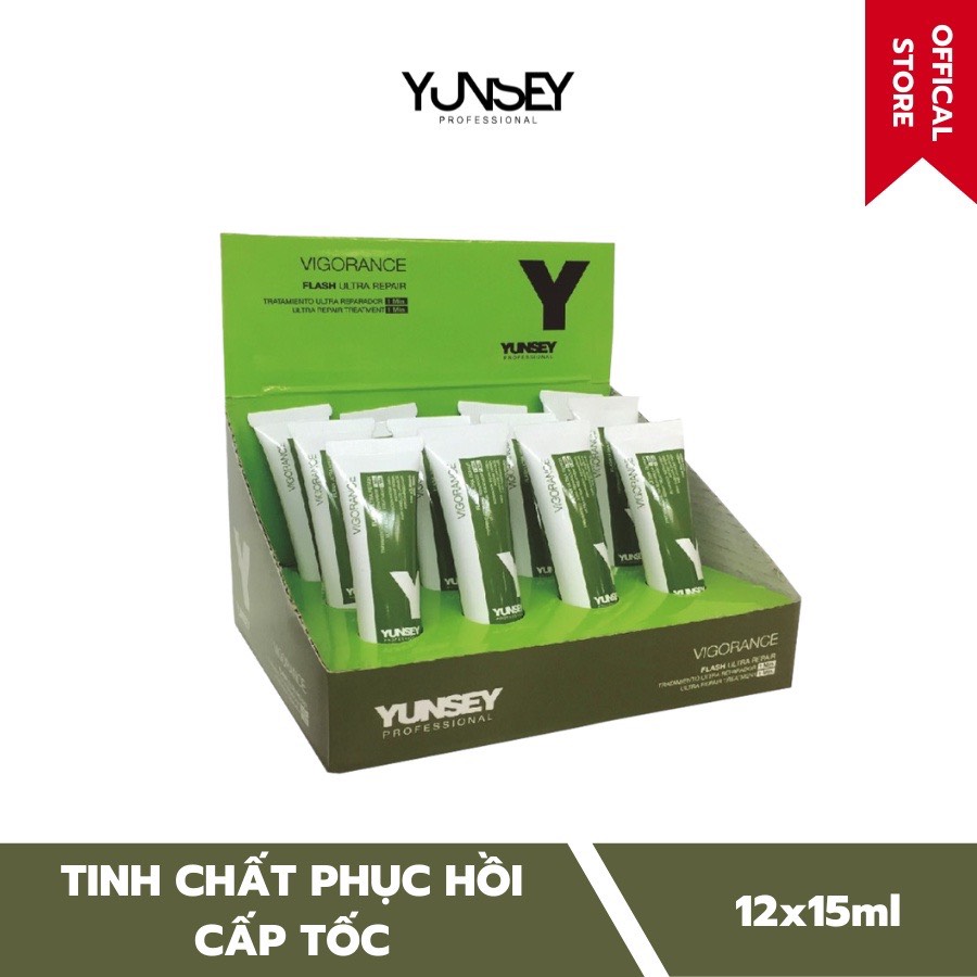 Hộp tinh chất phục hồi cấp tốc cho tóc Yunsey 15mlx12 tuýp