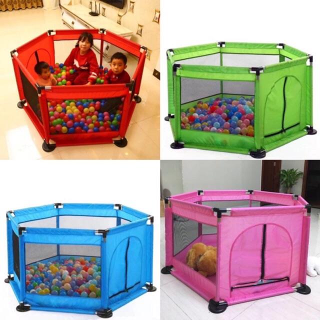 Quây cũi ,nhà banh tặng kèm 15 bóng