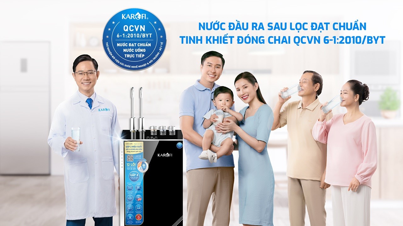 Máy lọc nước Nóng lạnh RO 12 lõi KAD-L85 - Giao trước lắp sau miễn phí toàn quốc - Bảo hành 36 tháng - Hàng chính hãng
