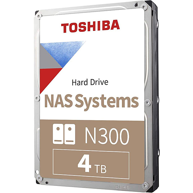 Ổ Cứng HDD 3.5&quot; Toshiba N300 4TB NAS SATA 7200RPM 128MB Cache (HDWQ440UZSVA) - Hàng Chính Hãng