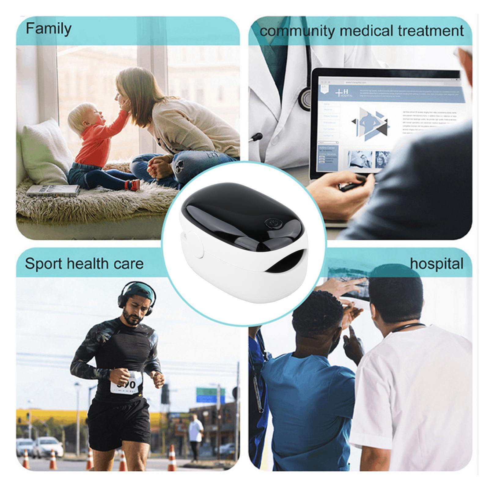 Fingertip Oximeter Blood Oxygen Saturation Monitor Pulse Finger Oximeter for Office Outdoor
