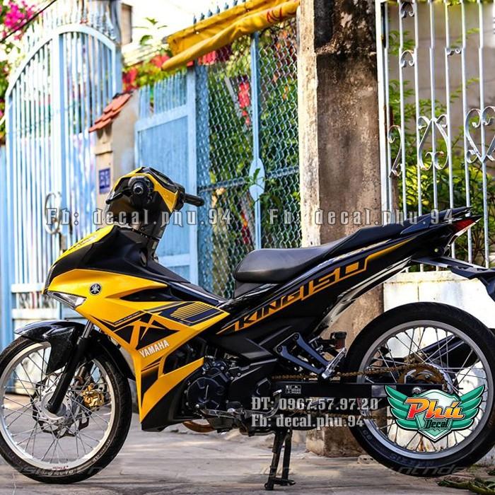Tem Rời EX 150 MX king vàng đen