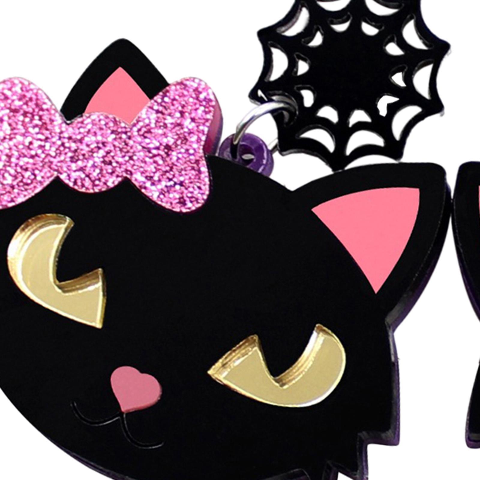 2Pcs Halloween Earrings Charms Decor Fashion Halloween Costume Accessories Cute Halloween Jewelry Stud Earrings for Party Festival Halloween