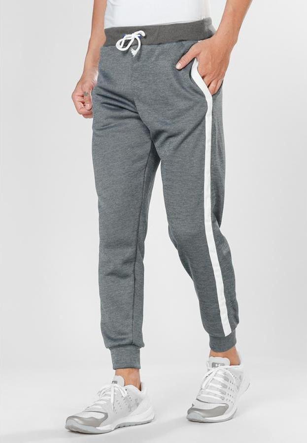 Quần Dài Jogger Nam Phối Sọc 1041 xám