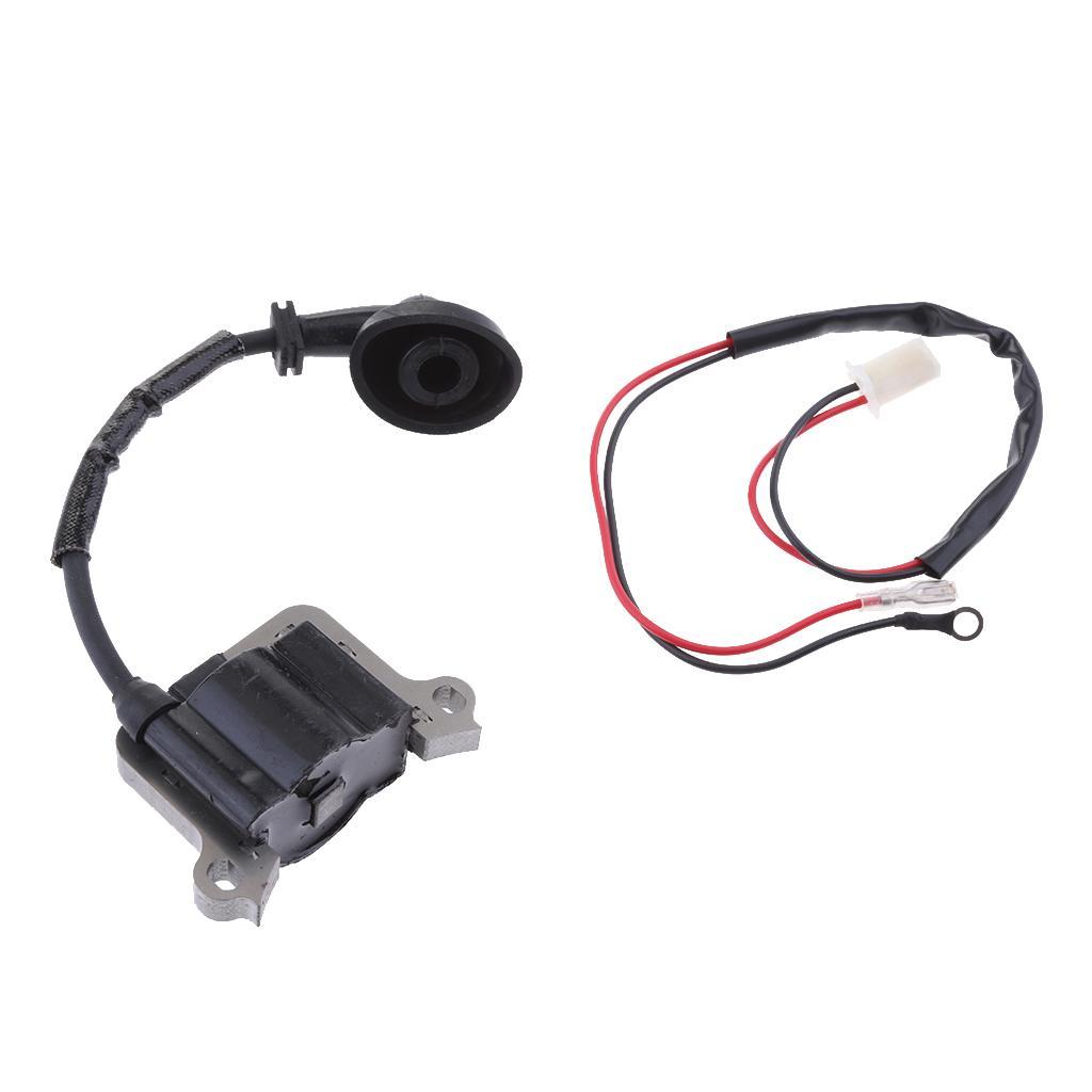 Ignition Coil Spark Plug For 2 Stroke Minimoto Pocket Bike Scooter 43cc 49cc