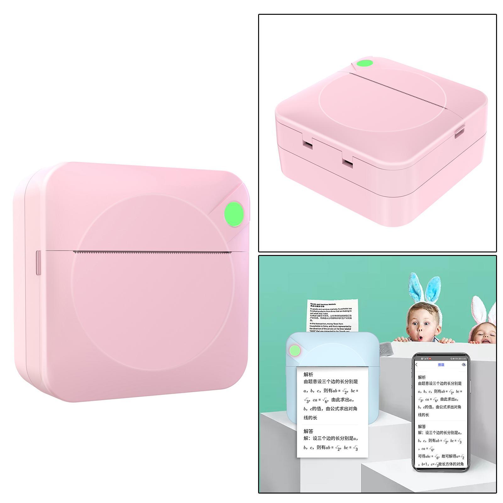 203DPI Bluetooth Photo Printer Wireless BT Connection 1000mAh for Picture Label