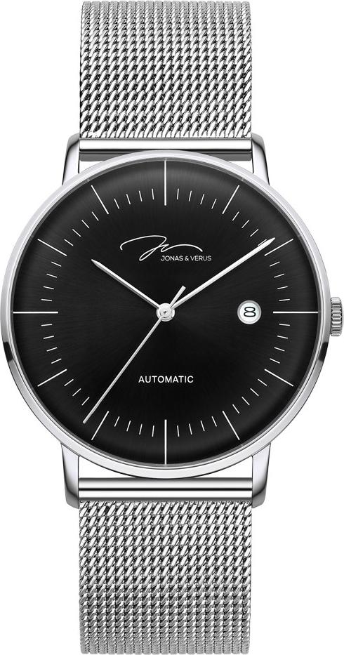 Đồng hồ đeo tay Nam hiệu JONAS & VERUS Y01563-A0.WWBBW, Máy Cơ , Kính mo tráng sapphire, Dây Lưới thép không gỉ 316L