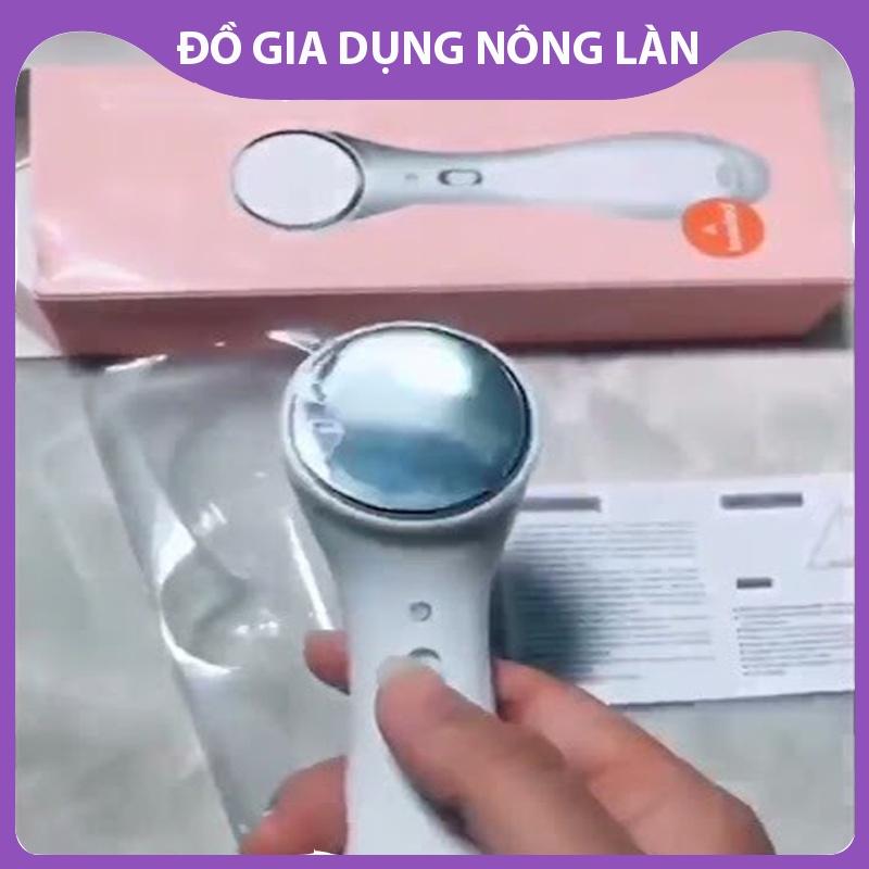 Máy massage mặt ion nhiệt làm sạch chăm sóc massage mặt cầm tay mini đa năng