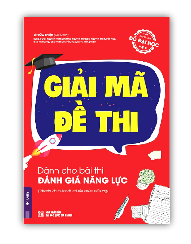 Sách - Giải mã đề thi dành cho bài thi đánh giá năng lực ĐHQGHN (TB)