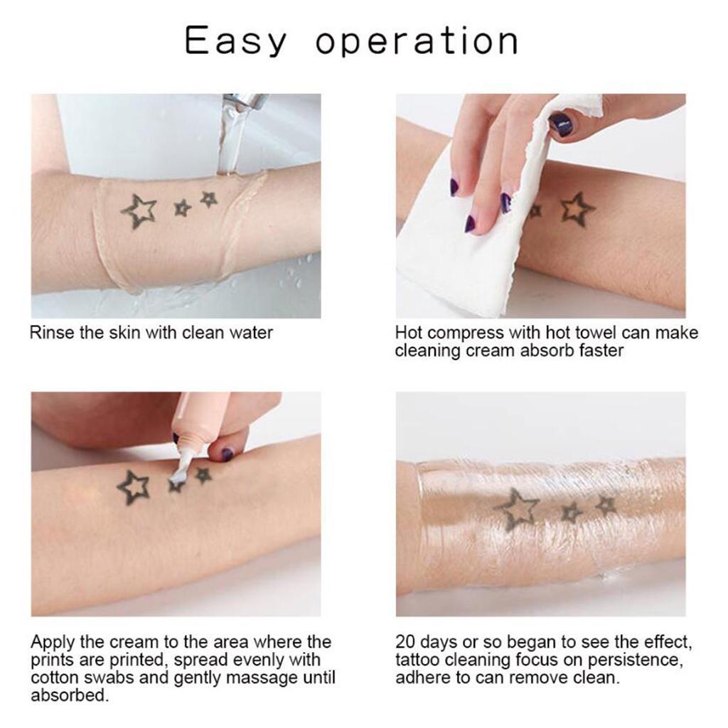 2 Pieces Permanent Tattoo Removal Cream Pain-free Maximum Strength 13g