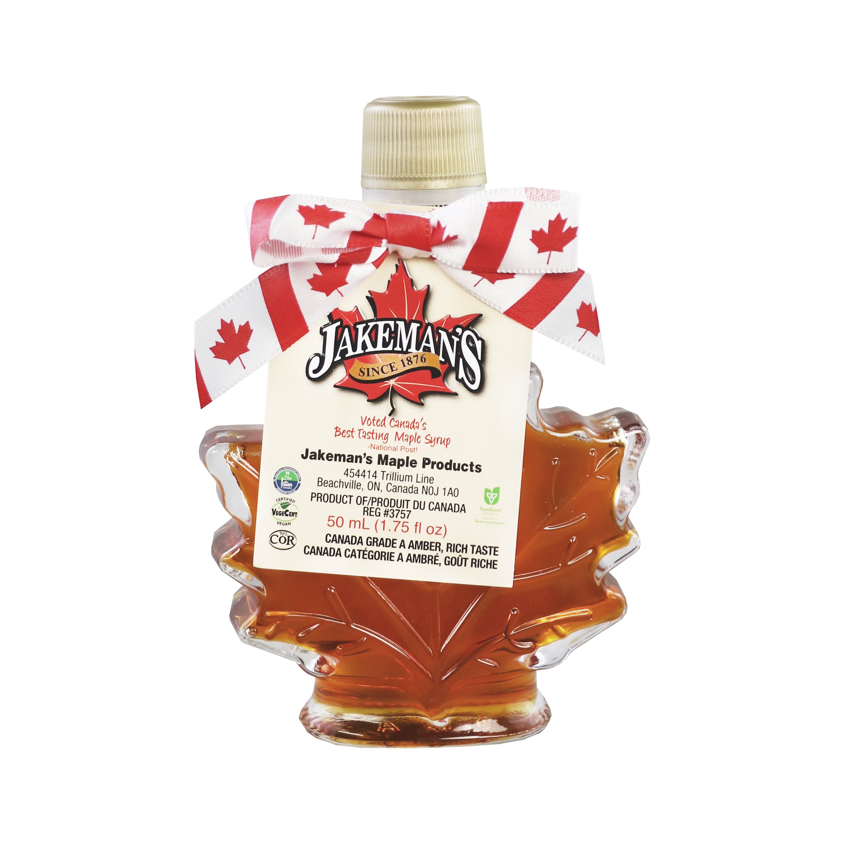 Siro Lá phong JAKEMAN - JAKEMAN's Maple Syrup (50ml )