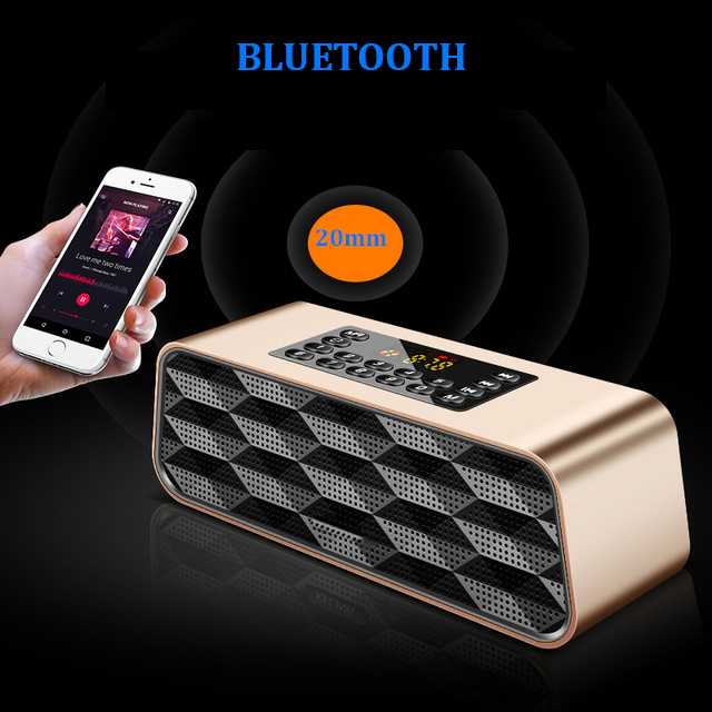 Loa Bluetooth Không Dây Không Dây F6, Âm Thanh Siêu Trầm, Hỗ Trợ USB, Thẻ Nhớ, Jack 3.5mm (Màu Ngẫu Nhiên)