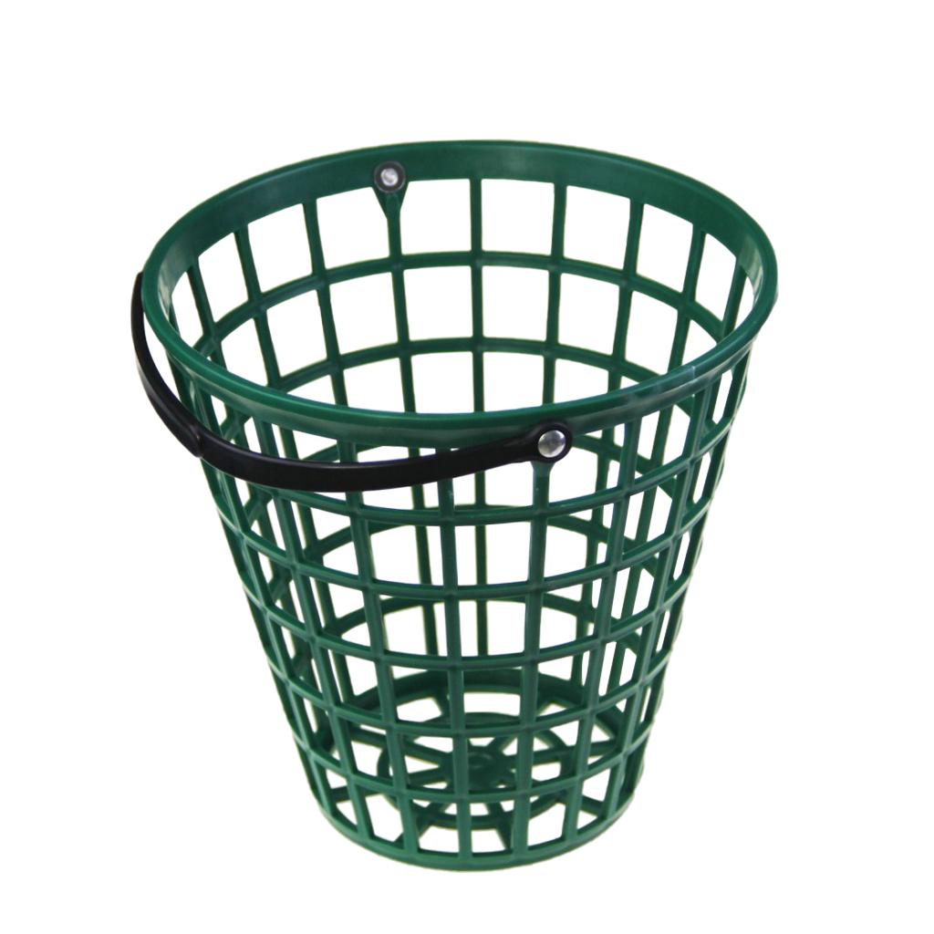 Outdoor Golf Ball Basket Container Golfball Bucket Hold Up to 75 Balls