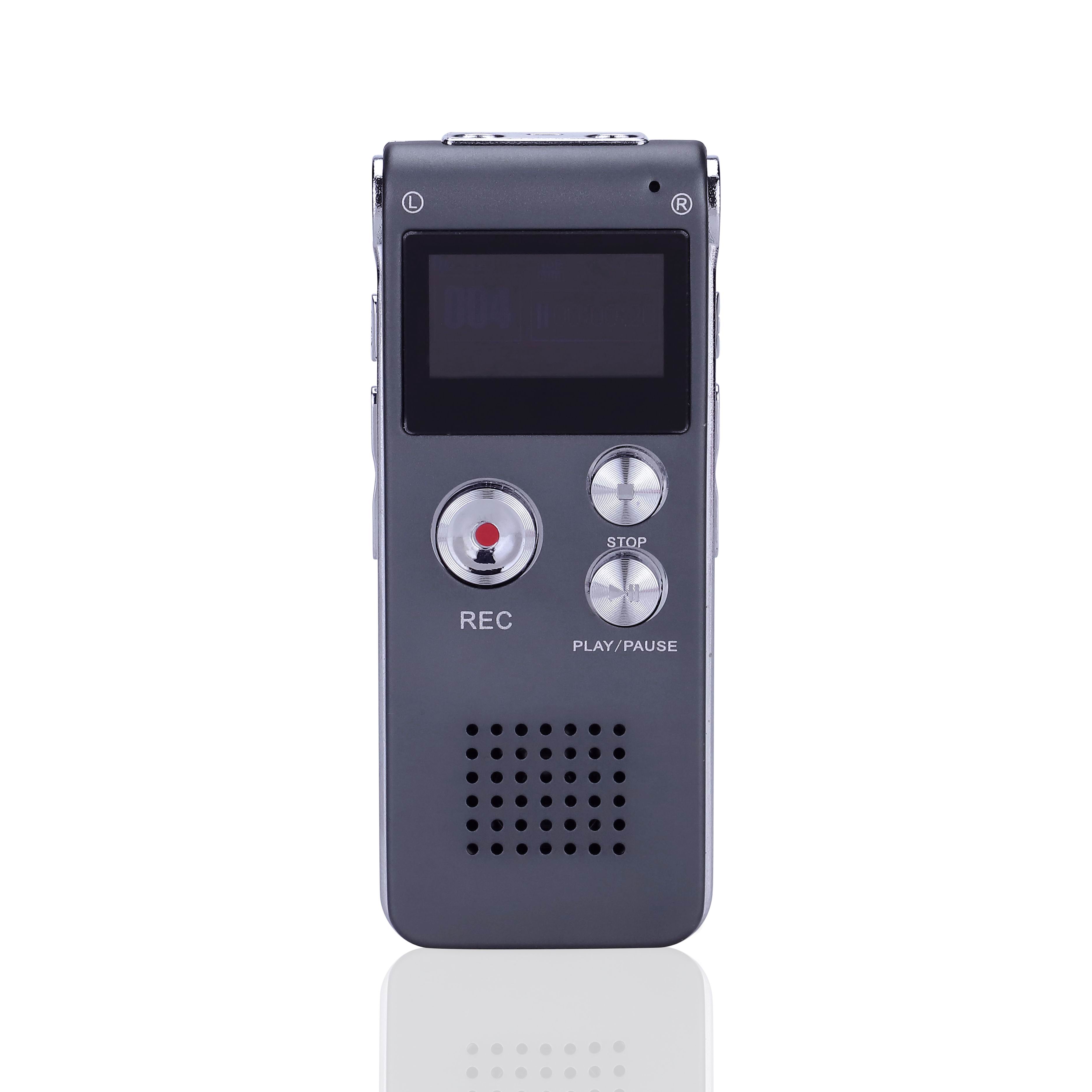ROGTZ Máy ghi âm stereo chuyên dụng AK-012 Bộ Nhớ Trong 8GB - Hàng Nhập Khẩu