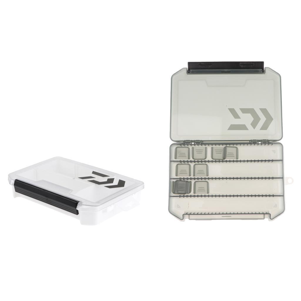 Premium Plastic Material Fishing Lures Baits Hooks Tackle Storage Container Organizer Box