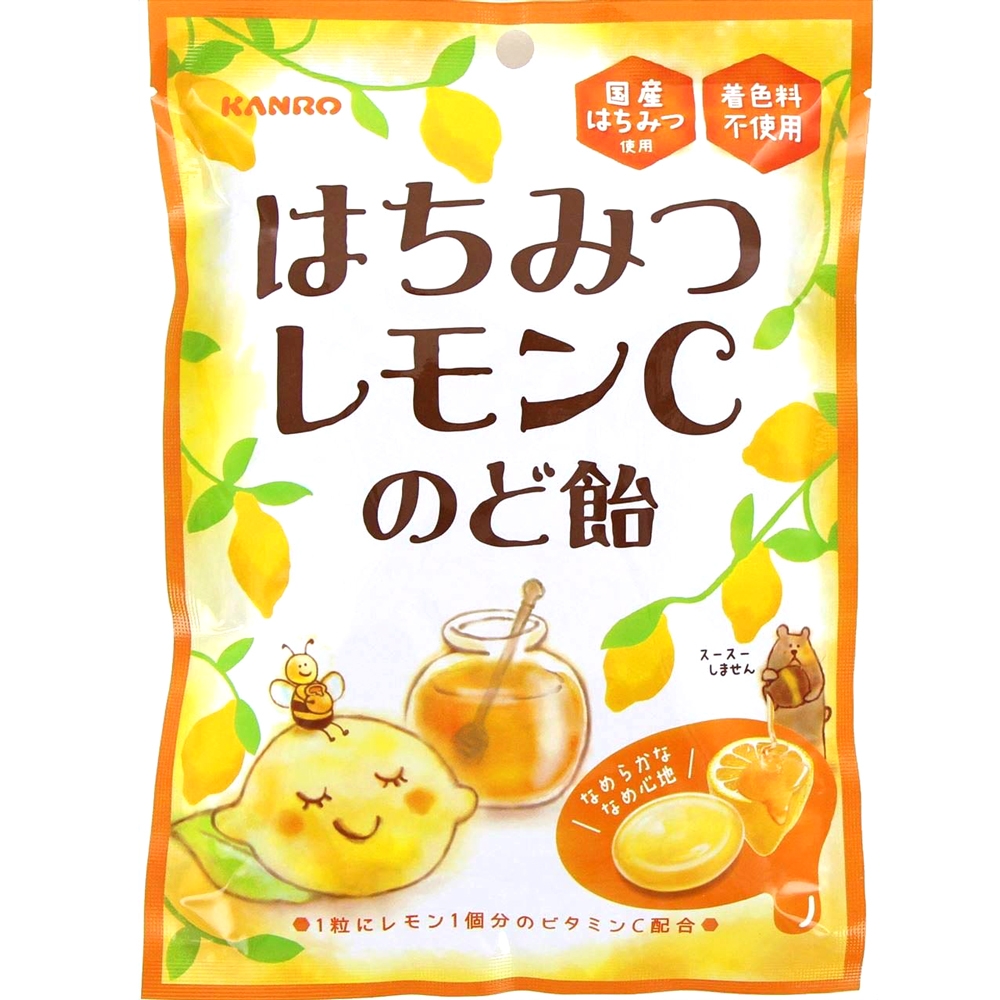 Kẹo Chanh Mật Ong Kanro - Hachimitsu Lemon C Nodo Ame