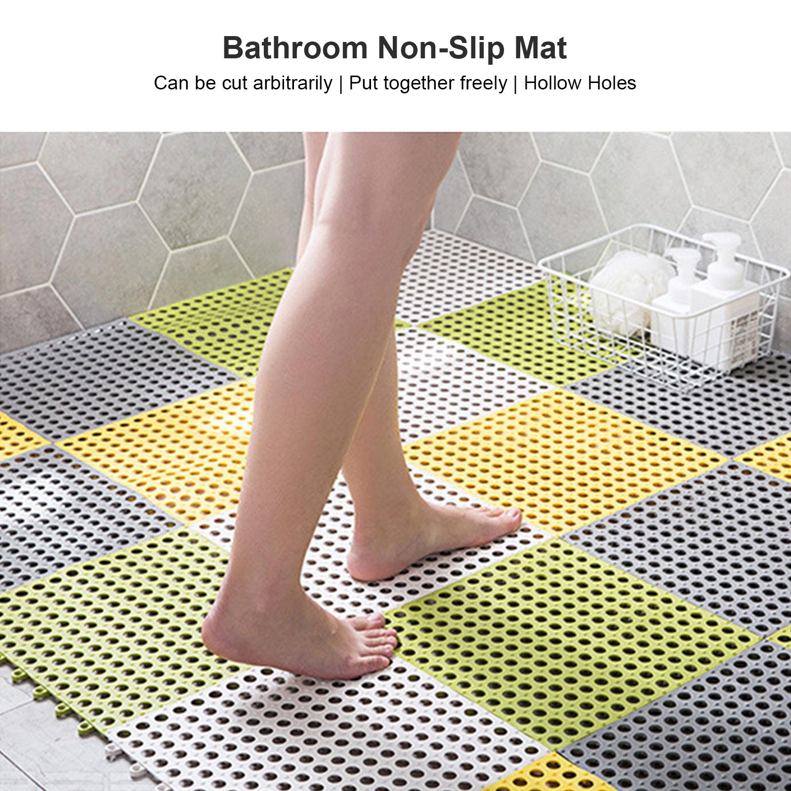 Thảm chống trượt cho nhà tắm bằng vật liệu PVC cao cấp, thiết kế vân tròn masage chân