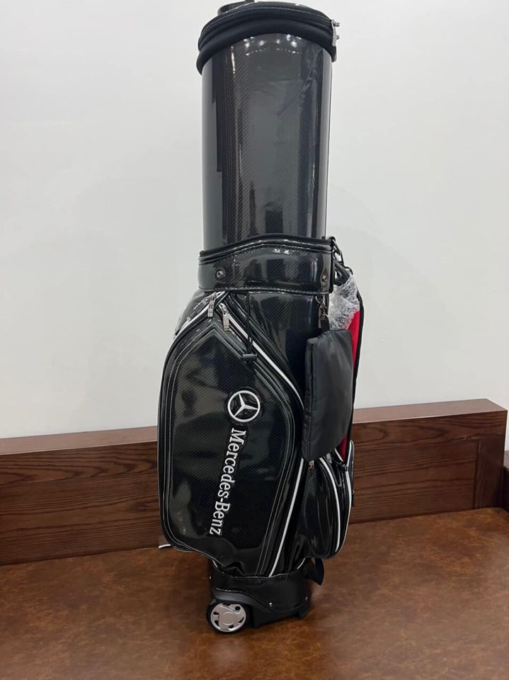 Túi Gậy Golf Cover Nắp Cứng, Bảo Vệ Tốt Bộ Gậy Của Bạn Khi Di Chuyển Bằng Máy Bay, Có Bánh Xe Và Tay Kéo Chắc Chắn, Chất Liêu Da PU Siêu Bóng, Siêu Bền, Giá Tốt