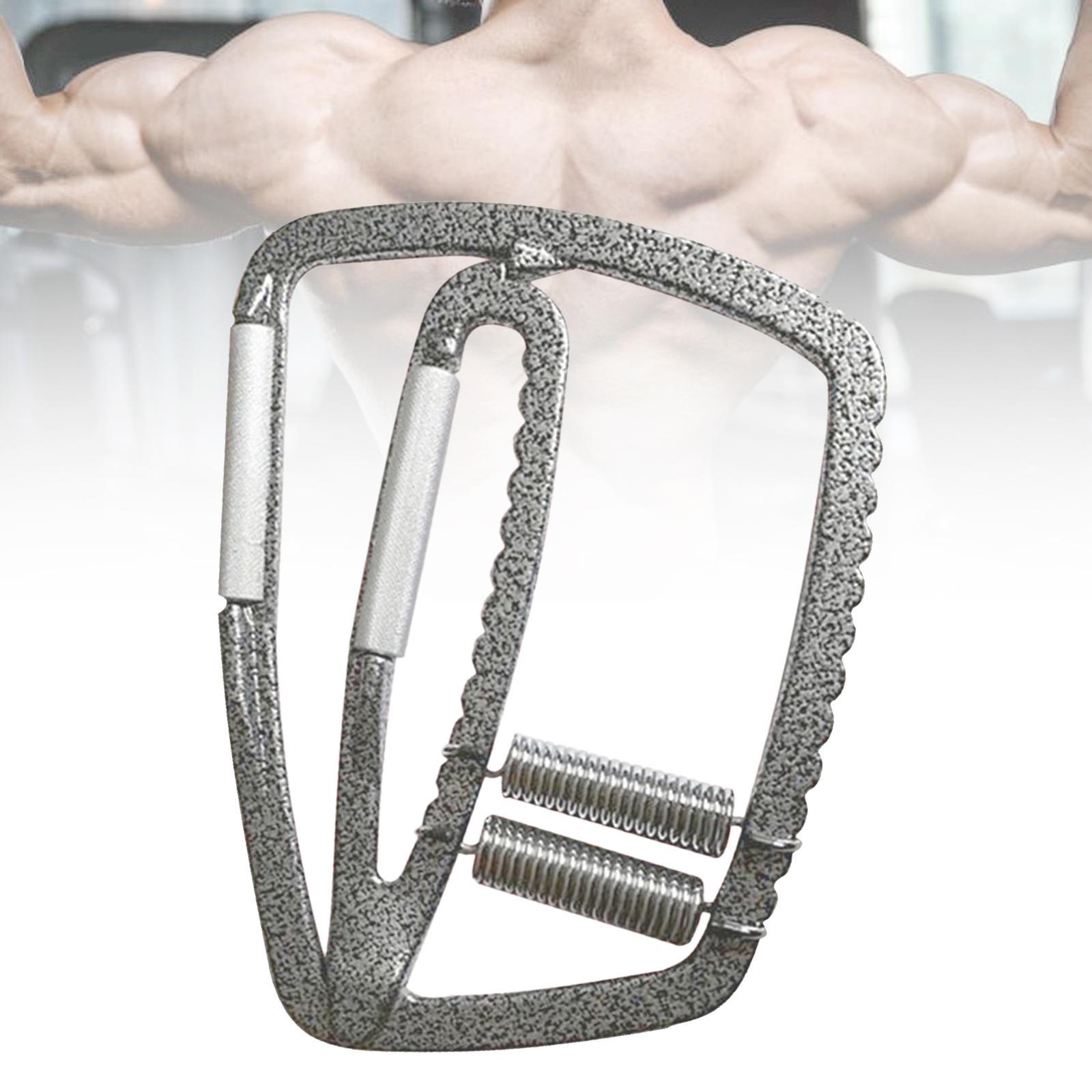 Professional Hand Grip Strengthener, No Slip Metal Adjustable Heavy Duty Finger Stretcher, Wrist & Forearm Exercise, for Home Office