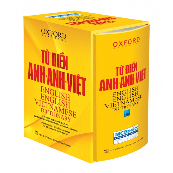 Từ Điển Oxford Anh - Anh - Việt Bìa Vàng Cứng