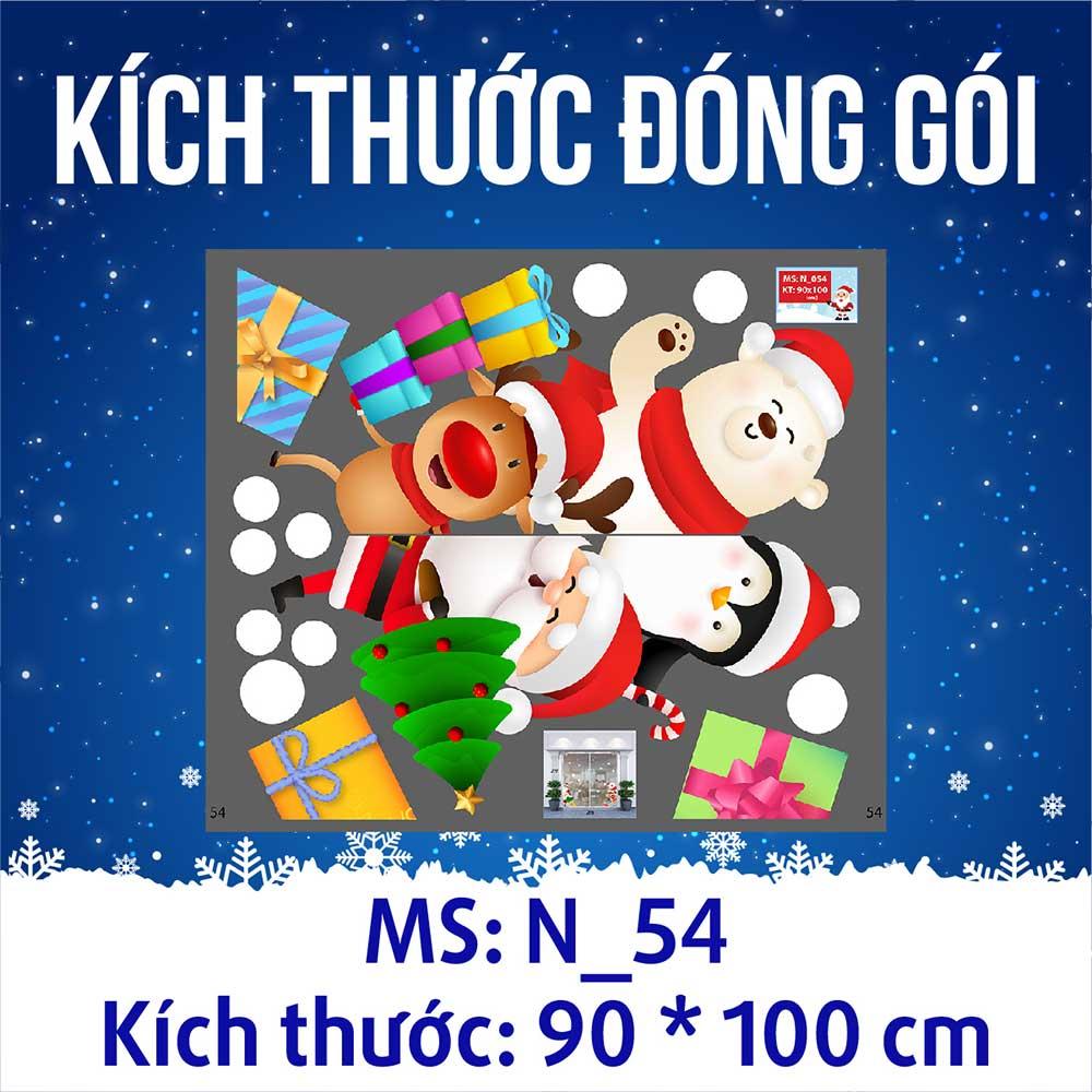 DECAL TRANG TRÍ GIÁNG SINH 2023 COMBO SỐ 45