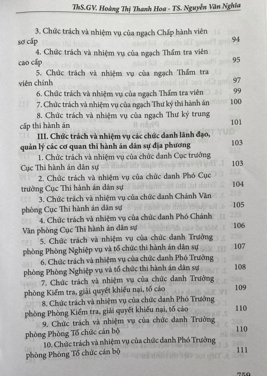 Cẩm Nang Thi Hành Án Dân Sự 