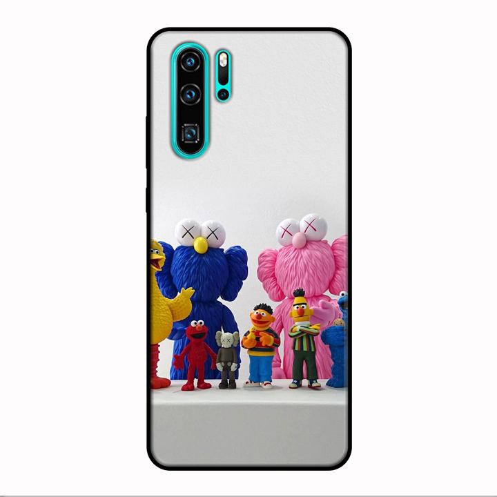 Ốp lưng điện thoại Huawei P30 Pro viền silicon dẻo TPU  hình Gấu KAW - Hàng chính hãng