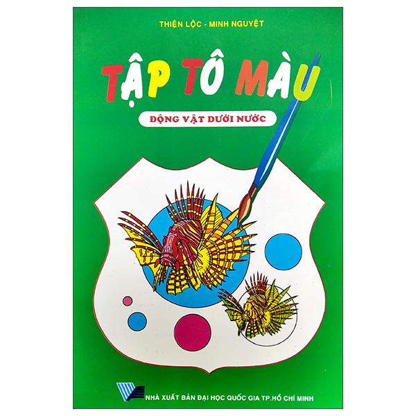 Tập Tô Màu - Động Vật Dưới Nước
