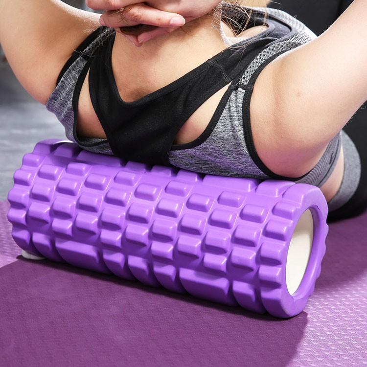 Con Lăn Foam Roller Massage, Dãn Cơ Tập Gym,Yoga Hàng Chuẩn 33 x 14 cm