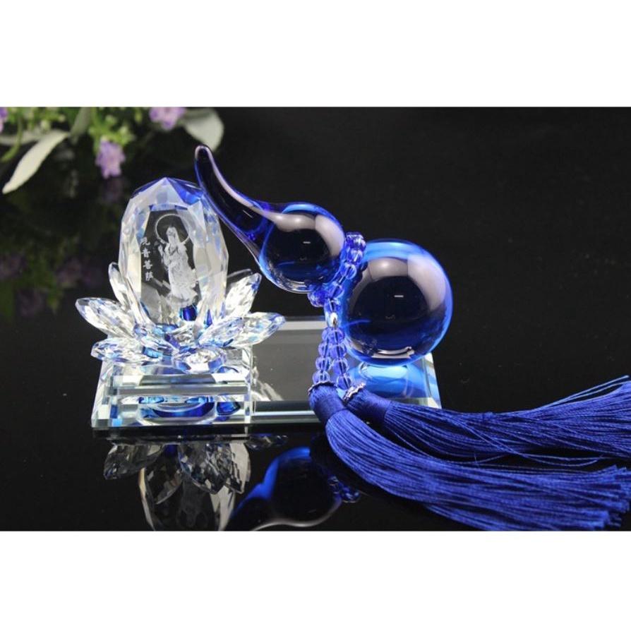 Tượng Quan Âm Hồ Lô Trong Trang Trí Taplo Xe Hơi - Tượng Nước Hoa Xe Ô Tô - Nhiều Màu Sắc - Tặng Kèm Nước Hoa Cao Cấp