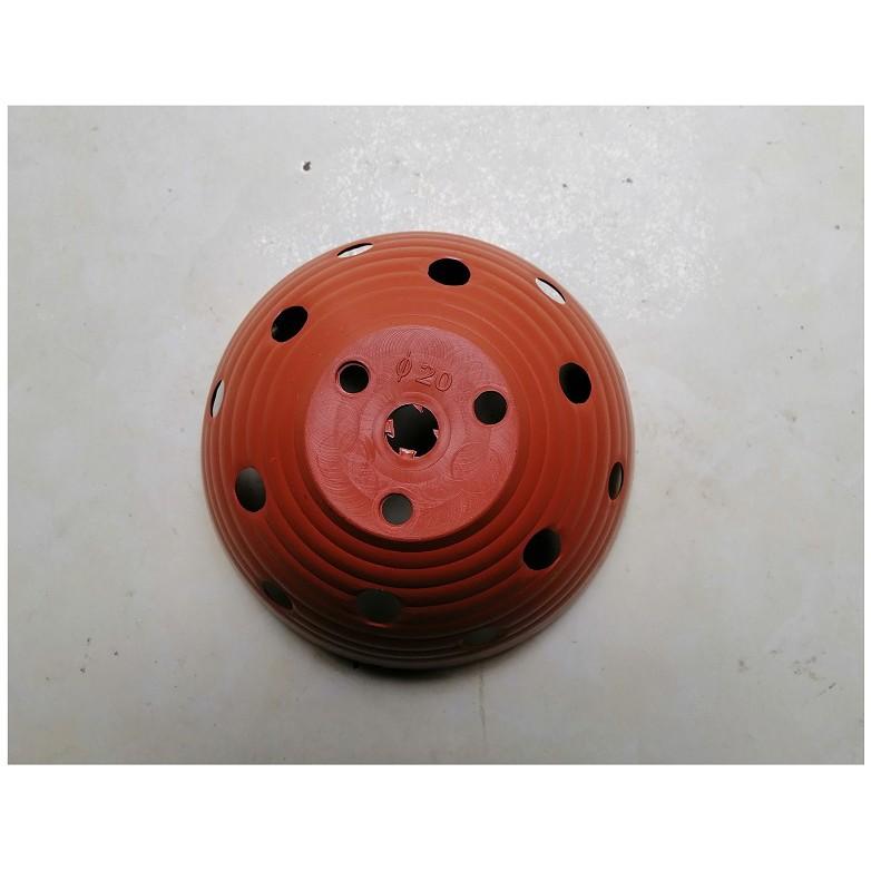 Combo 10 chậu nhựa trồng lan miệng lượn sóng phi 20 cm