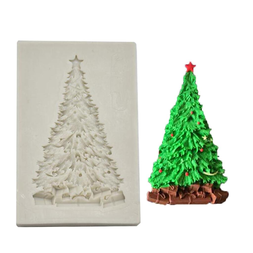 Christmas Tree Silicone Mold Fondant Moulds 3D Chocolate Cake Making Baking