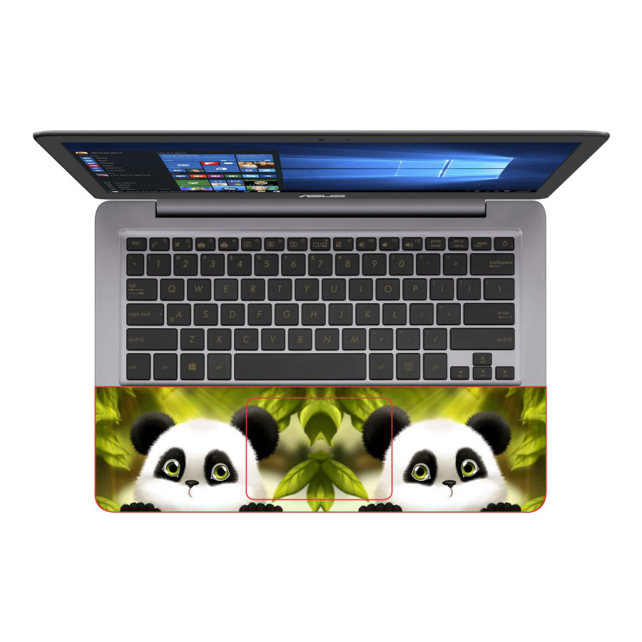 Miếng Dán Decal Laptop Hoạt Hình Dễ Thương - Mã DCLTHH135