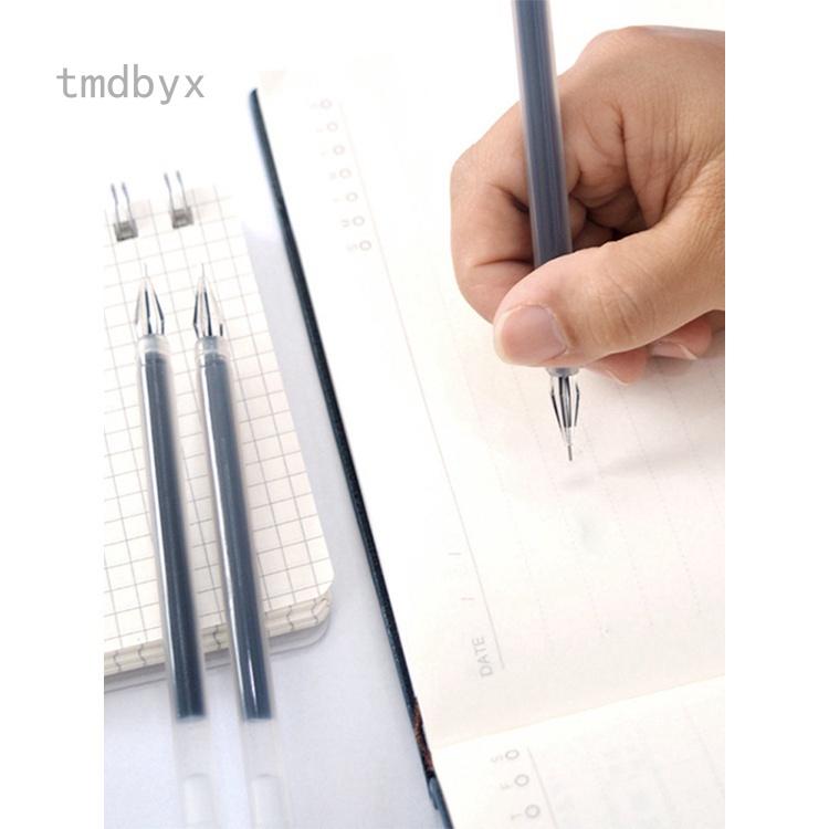 Set 10 bút bi nước ngòi 0.5mm màu đen dành cho học sinh