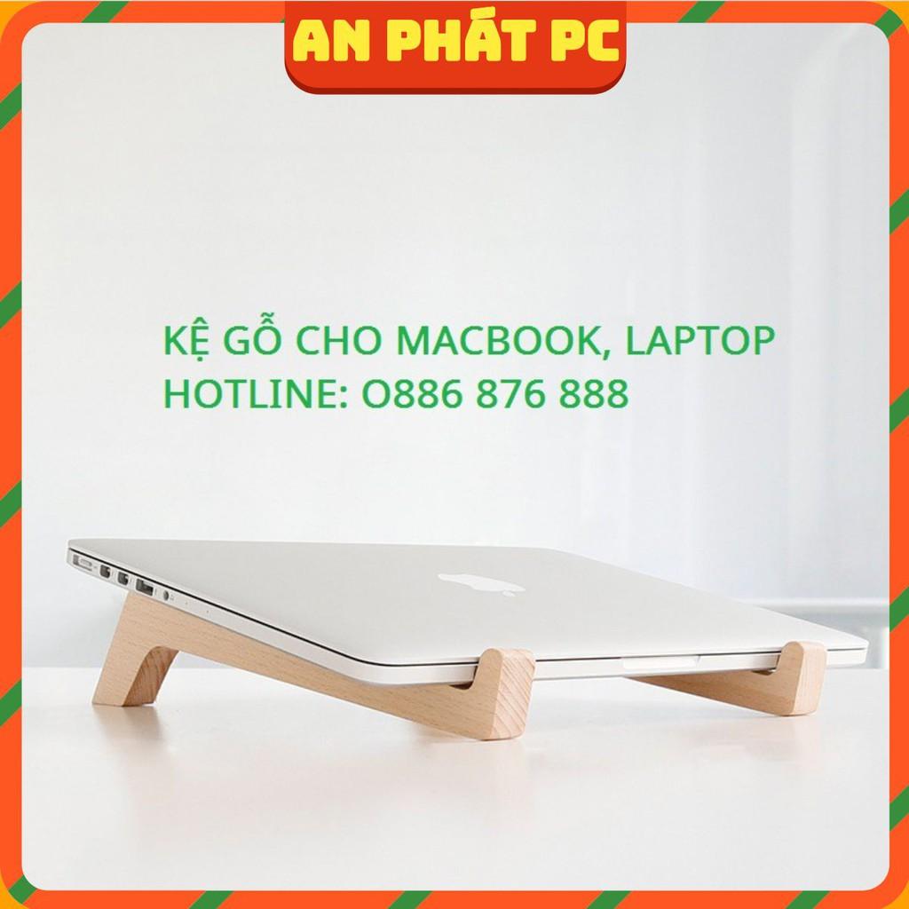 Kệ Gỗ Macbook Thông Minh, Kệ Giá Đỡ Laptop Đa Năng, Tinh Tế