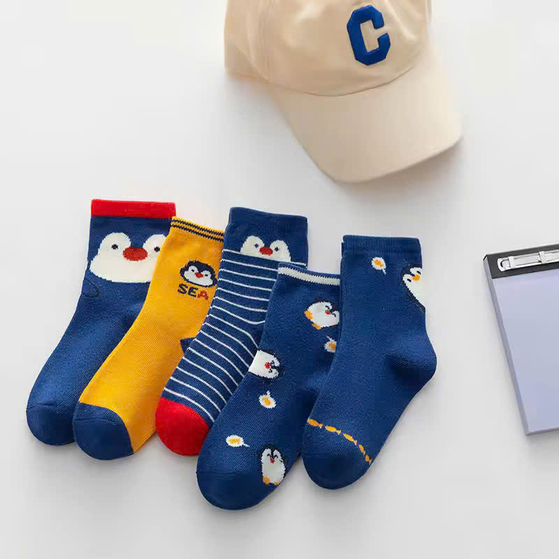 SET 5 ĐÔI TẤT VỚ CHIM CÁNH CỤT DỄ THƯƠNG TỪ 2-12 TUỔI DÀNH CHO BÉ TRAI BÉ GÁI