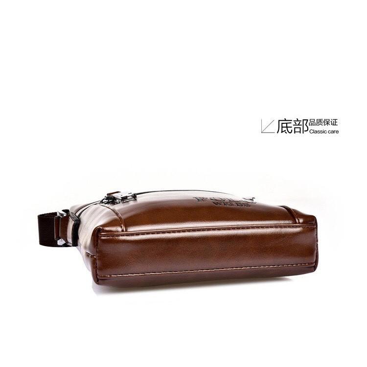Túi đeo chéo nam da bò POLO cao cấp T66 KT 19x22x4cm - DH STORE