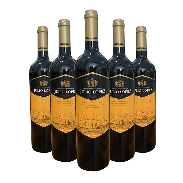 Rượu vang Chile Julio Lopez Merlot