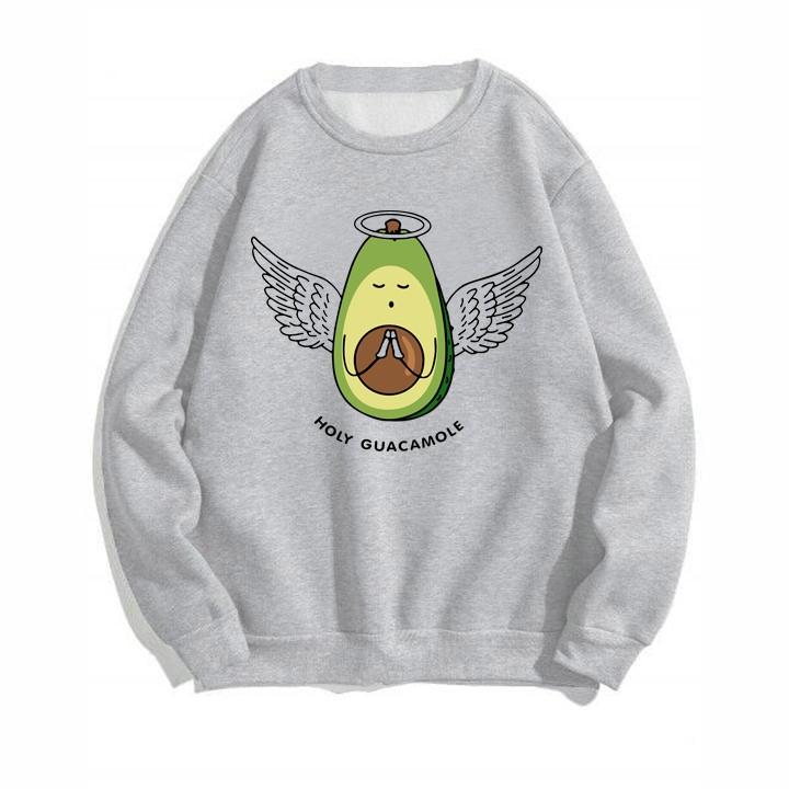 ÁO SWEATER NAM NỮ IN QUẢ BƠ THIÊN THẦN
