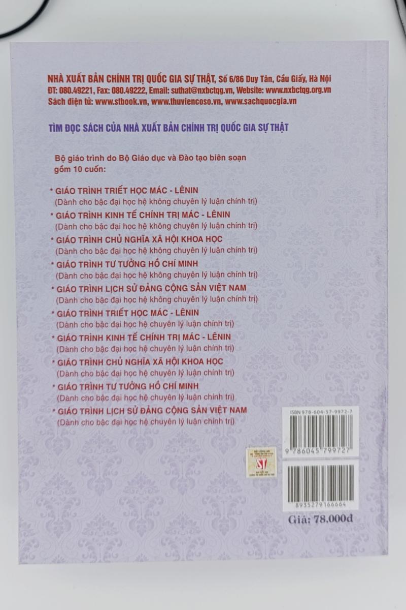 Giáo trình Triết học Mác - Lênin (Dành cho bậc đại học hệ không chuyên lý luận chính trị) - ảnh 3
