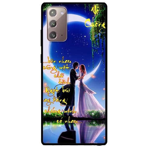 Ốp lưng dành cho Samsung Galaxy Note 20 - Note 20 Ultra - mẫu Thư Pháp Vợ Chồng Ôm Nhau