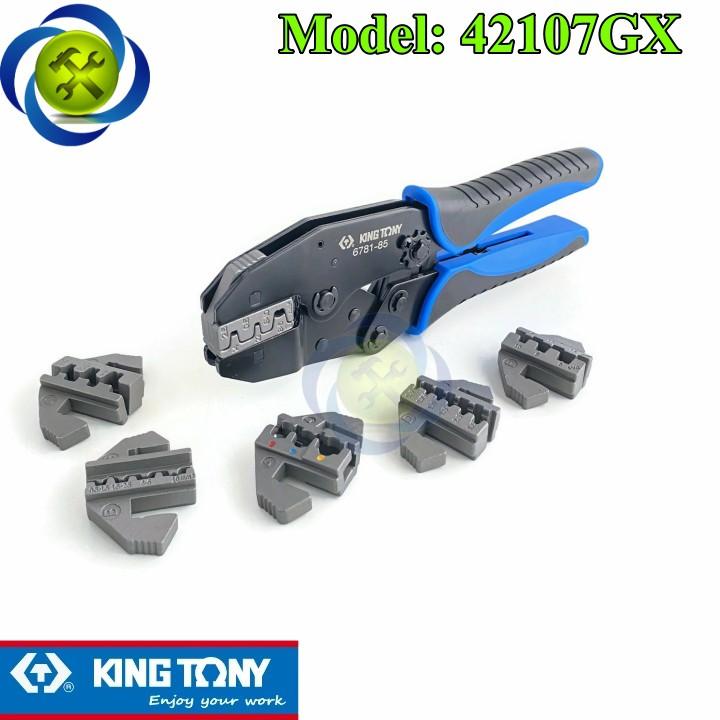 Bộ kìm bấm cos 6 chi tiết Kingtony 42107GX