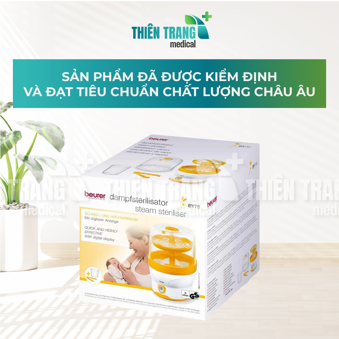 Máy tiệt trùng bình sữa, bình nước bằng điện BY76 Thiên Trang Medical