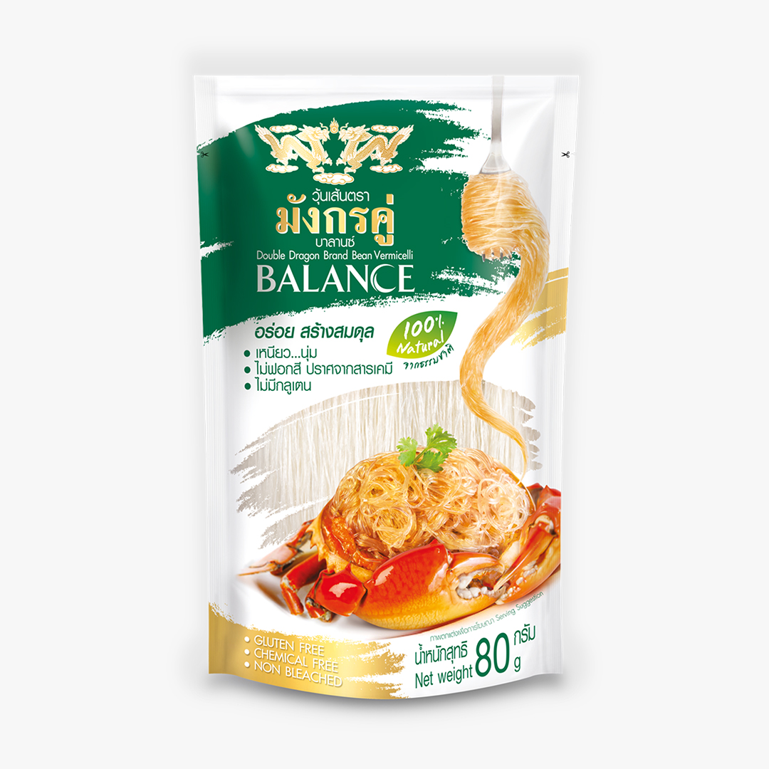 Miến Thái Đậu Xanh Song Long Balance gói 80g