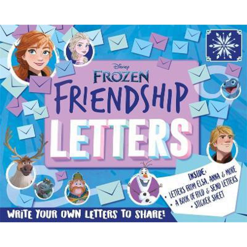 Bộ sách kèm sticker công chúa băng giá Elsa - Disney Frozen: Friendship Letters