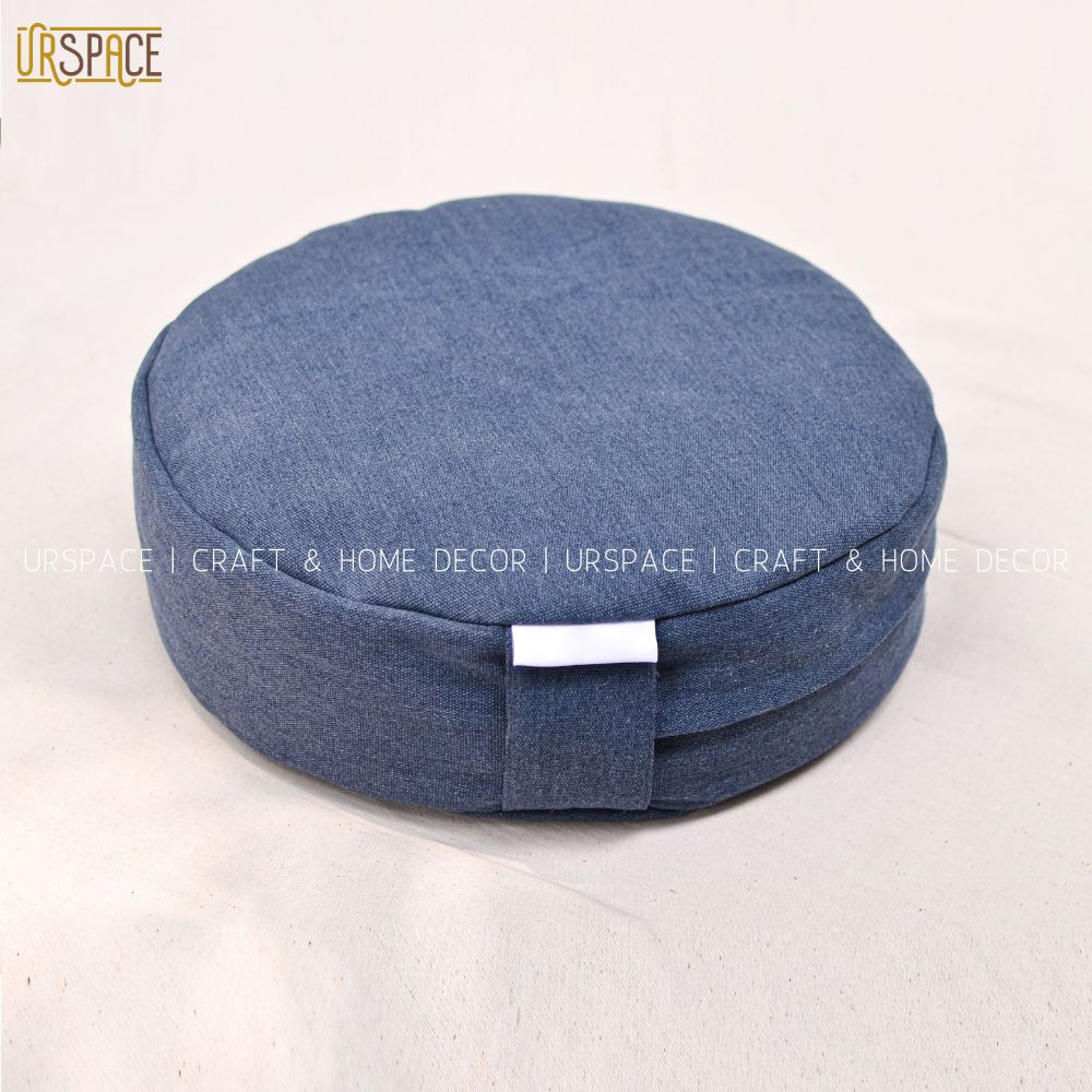 Bồ đoàn vỏ đậu xanh URSPACE ngồi thiền, ngồi đa năng hình tròn cao cấp / Meditation Cushion