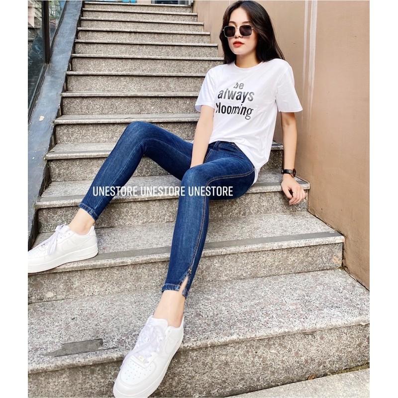 QUẦN SKINNY 9 TẤC XẺ LAI ĐỦ BA MAU