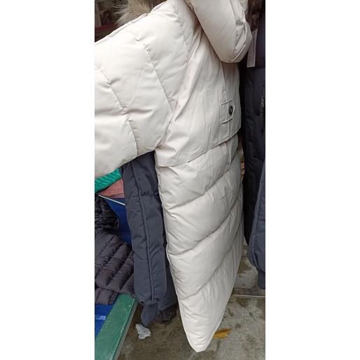 Áo khoác phao béo dáng dài cho nữ