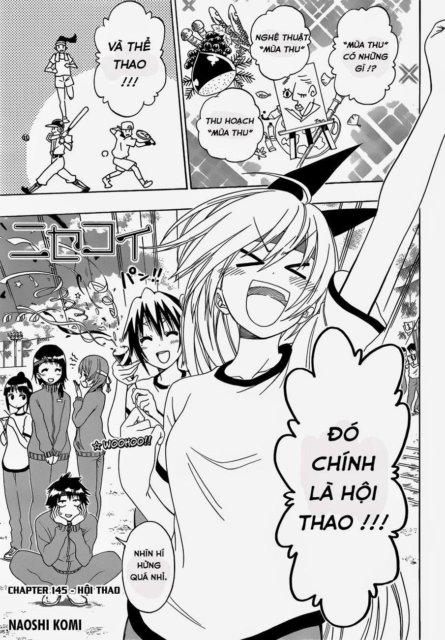 nisekoi - tình yêu giả tạo chapter 145 1